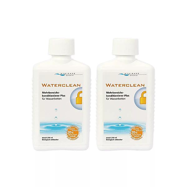 Stricker Chemie 2 Flaschen Waterclean Wasserbett Konditionierer 250 ml günstig online kaufen
