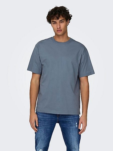 ONLY & SONS Rundhalsshirt ONSFRED RLX SS TEE Baumwolle, relaxed fit günstig online kaufen