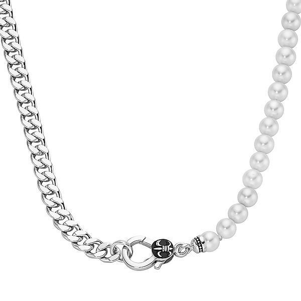 GIORGIO MARTELLO MILANO Collier Panzerkette, schwarzer günstig online kaufen
