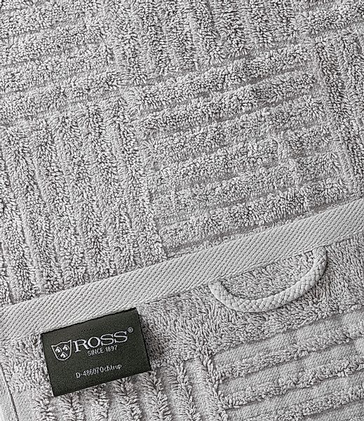 ROSS Duschtuch "CARRE" 100% Baumwolle, Rippenstruktur, große Farbauswahl günstig online kaufen