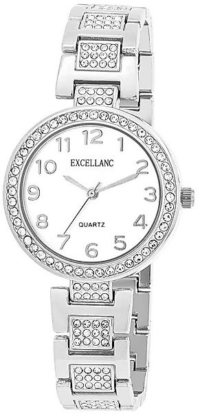 EXCELLANC Quarzuhr 1800277 ExcellMetallarmband, luxuriös, funkelnd günstig online kaufen