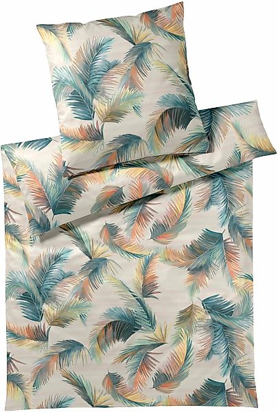 Elegante Bettwäsche "Copacabana" 2 Stk. tlg. angenehmes Hautgefühl günstig online kaufen