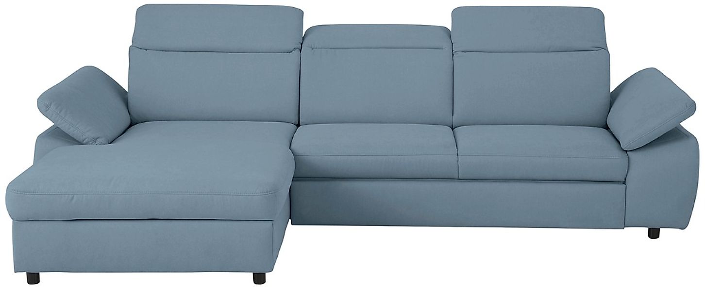 Home affaire Ecksofa »Mauritius L-Form«, mit Kopfteil- und Armlehnverstellu günstig online kaufen