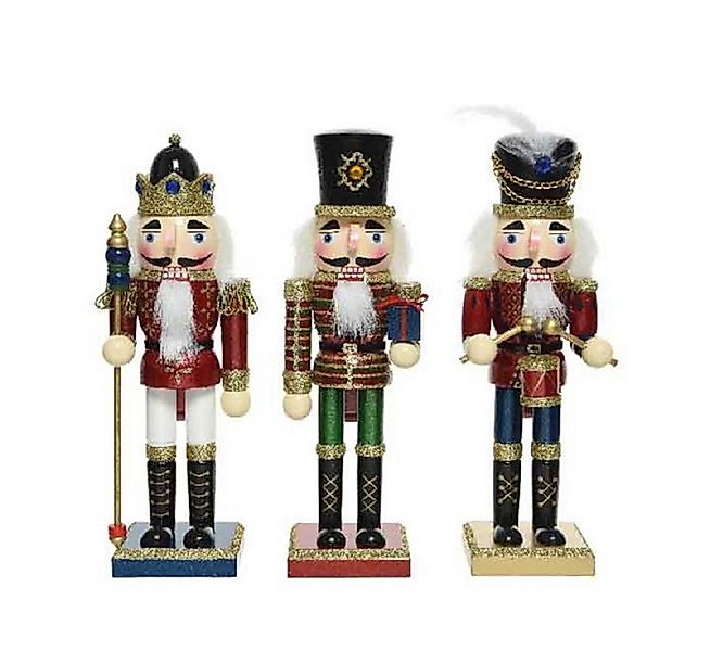 Kaemingk Weihnachtsfigur Nussknacker Dekofigur Weihnachten Holz rot H 25 St günstig online kaufen