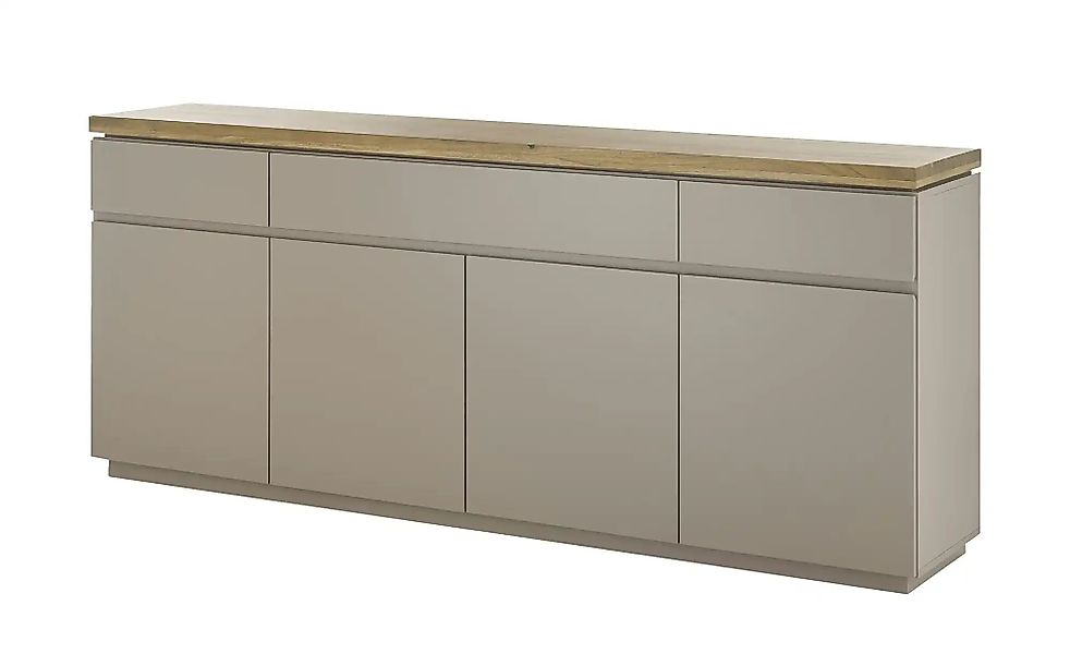 Sideboard  Brohl ¦ grau ¦ Maße (cm): B: 200 H: 86 T: 40.0 Kommoden & Sidebo günstig online kaufen