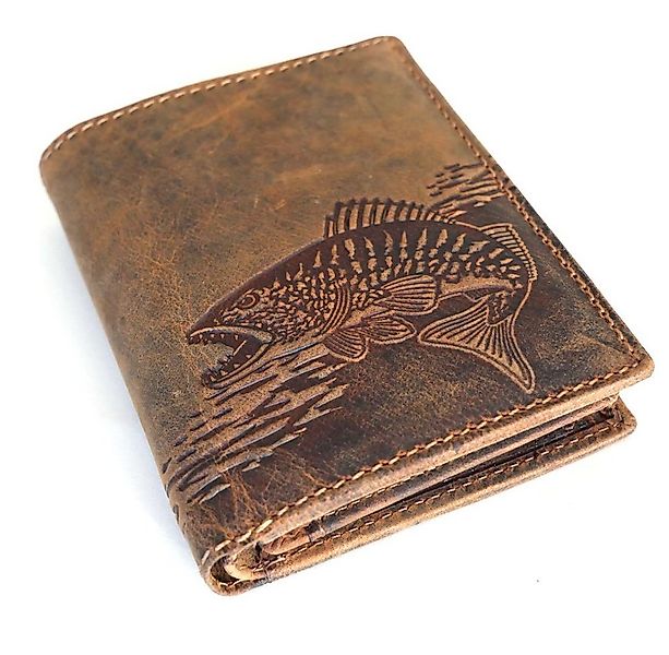 JOCKEY CLUB Geldbörse FISHING, Hochkant, 8 Kartenfächer mit RFID Schutz, Vo günstig online kaufen