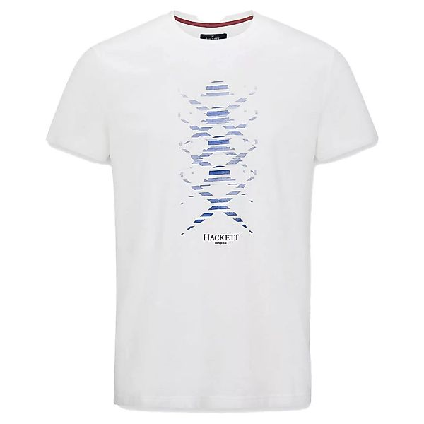 Hackett Gradient Logo Kurzärmeliges T-shirt M Optic White günstig online kaufen