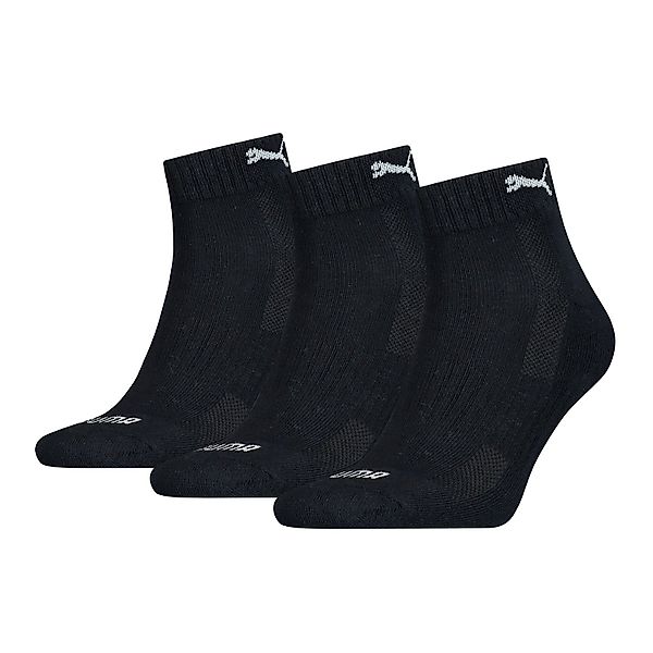 PUMA Kurzsocken "PUMA UNISEX CUSHIONED QUARTER 3P", (3 Paar), Mit Logo-Ripp günstig online kaufen