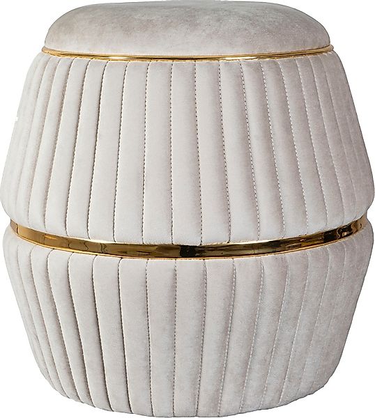 Kayoom Sitzhocker "Hocker Doric, trendiger Look, ästhetische Farbgebung, sc günstig online kaufen