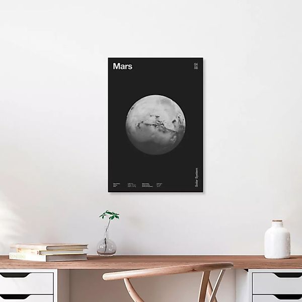Poster / Leinwandbild - Sonnensystem - Mars günstig online kaufen