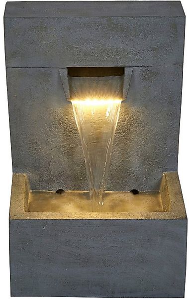 AcquaArte Gartenbrunnen Wasserspiel Wasserfall POSADA, Komplettset mit LED- günstig online kaufen