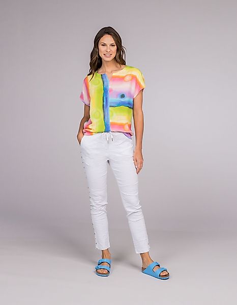 seeyou Kurzarmbluse (1-tlg) mit farbenfrohem Design günstig online kaufen