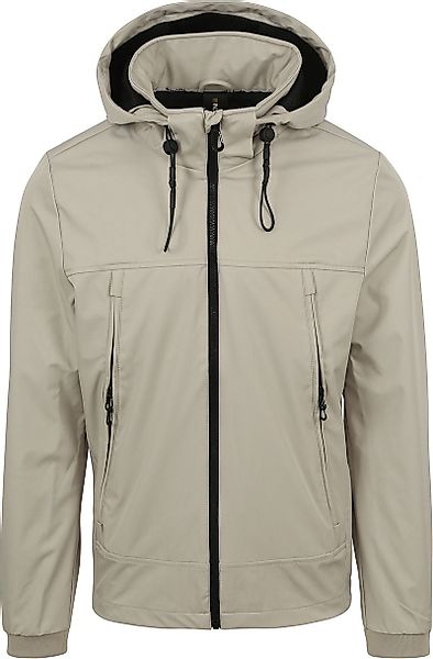 No Excess Jacke Halblang mit Kapuze Beige - Größe L günstig online kaufen