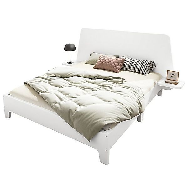 OKWISH Massivholzbett Doppelbett (Funktionsbett, 1-tlg., 160x200cm, ohne Ma günstig online kaufen