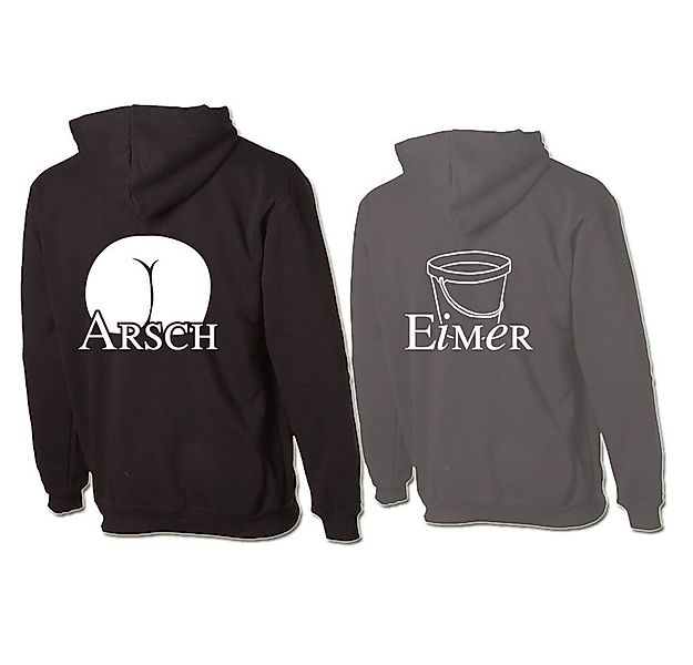 G-graphics Hoodie Arsch & Eimer (Partner- / Paar-Set, Einzelteile zum selbs günstig online kaufen