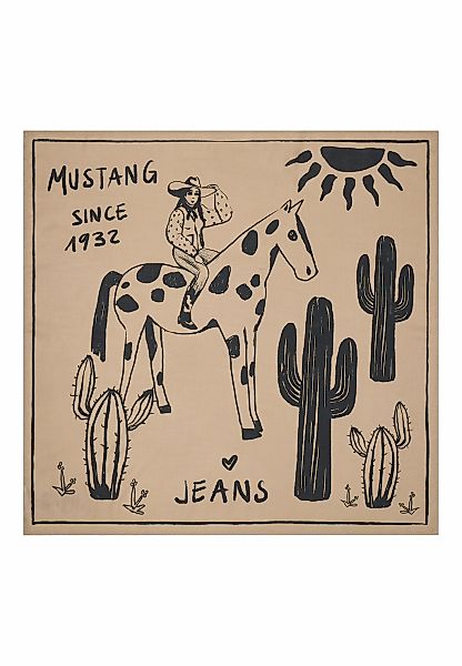 MUSTANG Schal "Damen Style Sunset Boulevard Bandana" günstig online kaufen