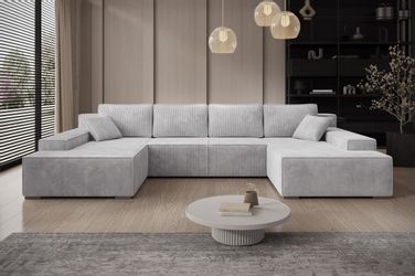 PROMETO Möbel Ecksofa Ecksofa Couch U-Form günstig online kaufen