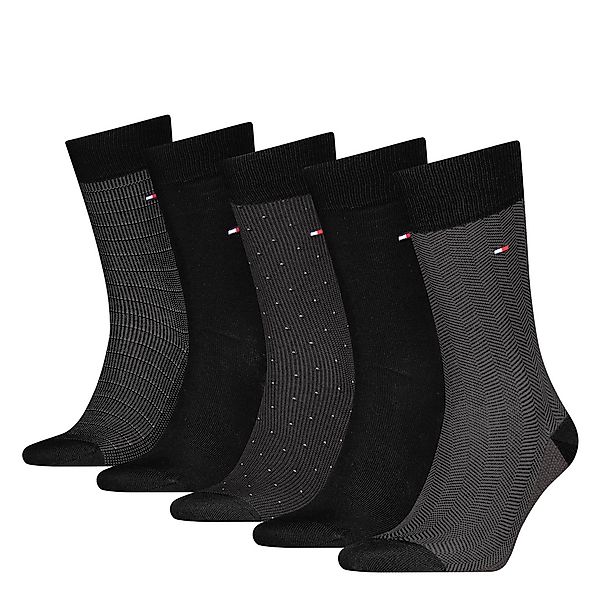 Tommy Hilfiger Socken "TH MEN SOCK 5P GIFTBOX HERRINGBONE DOT", (5er Pack) günstig online kaufen