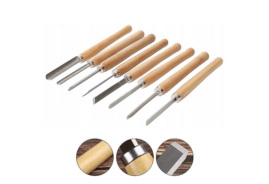 REDOM Drechselbank 8-teiliges Holzschnitzwerkzeug Set Kunsthandwerk Werkzeu günstig online kaufen
