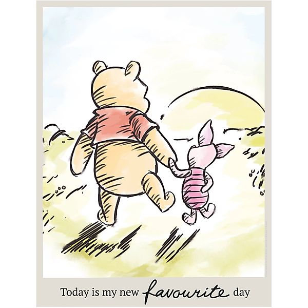Komar Wandbild Winnie Pooh Today 40 x 50 cm günstig online kaufen