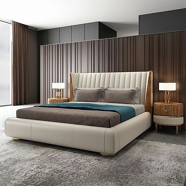 JVmoebel Bett, Designer Italienische Möbel Bett Doppel Schlazimmer 150x200c günstig online kaufen