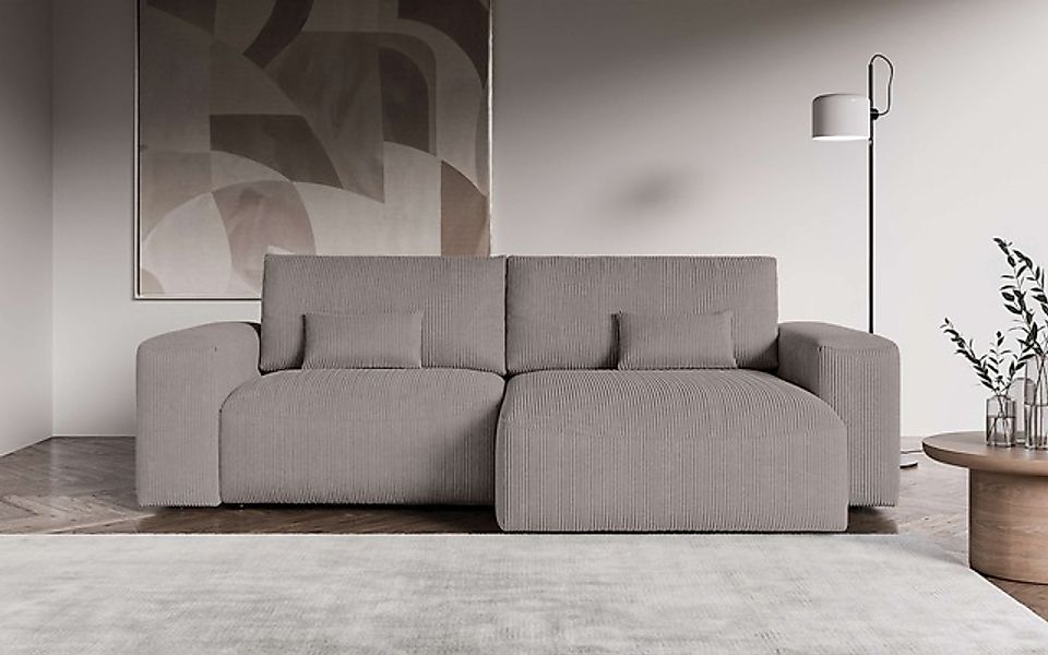 OTTO home Ecksofa »MATTS Schlafsofa mit Bettkasten, Maße B/T/H: 265/159/89 günstig online kaufen