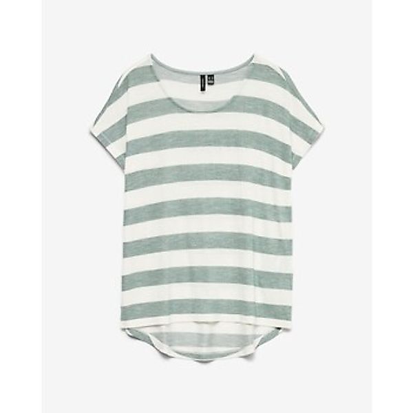 Vero Moda Kurzarmshirt "VMWIDE STRIPE SL TOP GA JRS NOOS" Viskosemischung günstig online kaufen