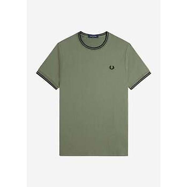 Fred Perry  T-Shirt Twin tipped t-shirt - laurel wreath green black günstig online kaufen