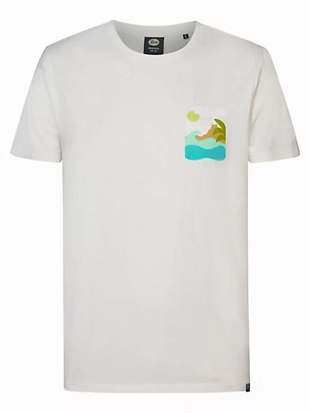 Petrol Industries T-Shirt T-Shirt mit Rückenaufdruck Tropicale günstig online kaufen