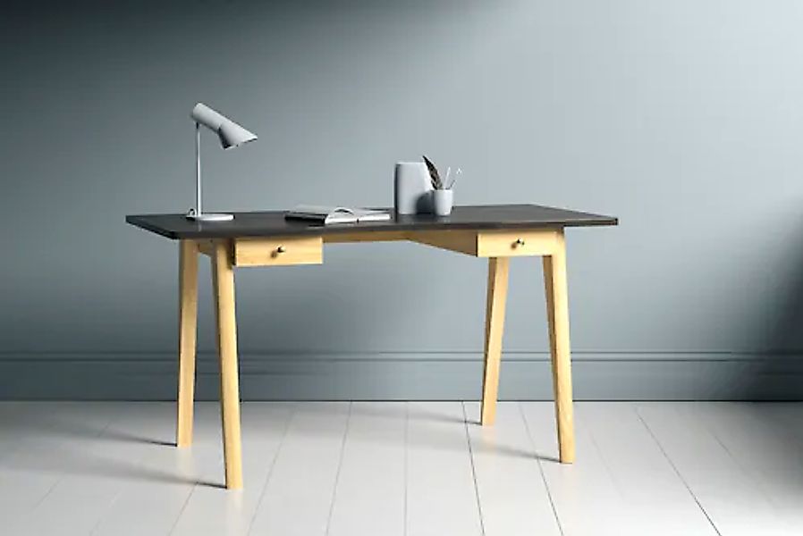 Woodman Schreibtisch »Nice« B/T/H: 140/70/75 cm, im skandinavian Design, Ti günstig online kaufen