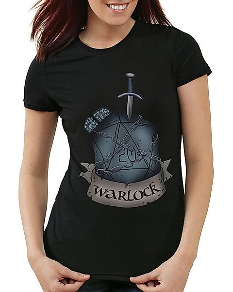 style3 T-Shirt Würfel Warlock dungeon and tabletop dragons d20 pen paper ro günstig online kaufen