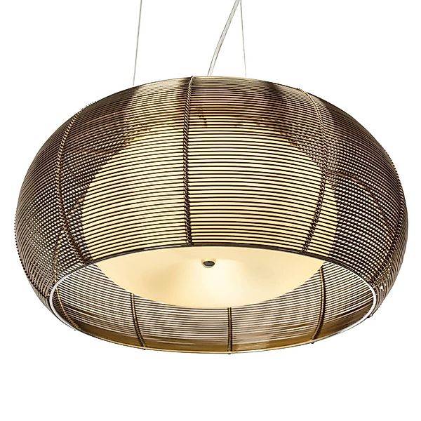 Brilliant Pendelleuchte »Relax« E27 1 Stk. Hängelampe 40cm bronze/chrom günstig online kaufen