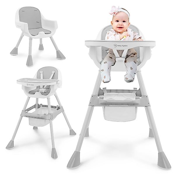 Moby-System Kinderstuhl Moby-System Magnolia 2in1 Hochstuhl günstig online kaufen