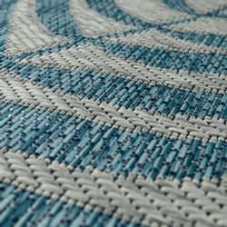 Paco Home Teppich "Kuba 123" rechteckig 4 mm Höhe Flachgewebe, Motiv Blätte günstig online kaufen