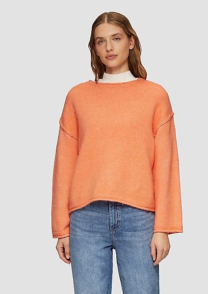 s.Oliver Longpullover Strickpullover Strickpullover mit weiten günstig online kaufen