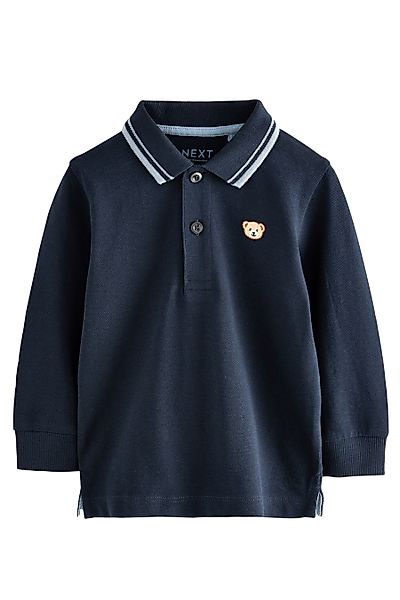 Next Langarm-Poloshirt Langärmeliges Polo-Shirt (1-tlg) günstig online kaufen