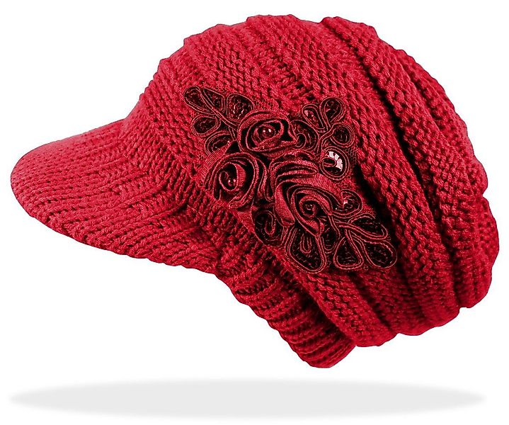 dy_mode Strickmütze Damen Schirmmütze Einfarbig mit günstig online kaufen