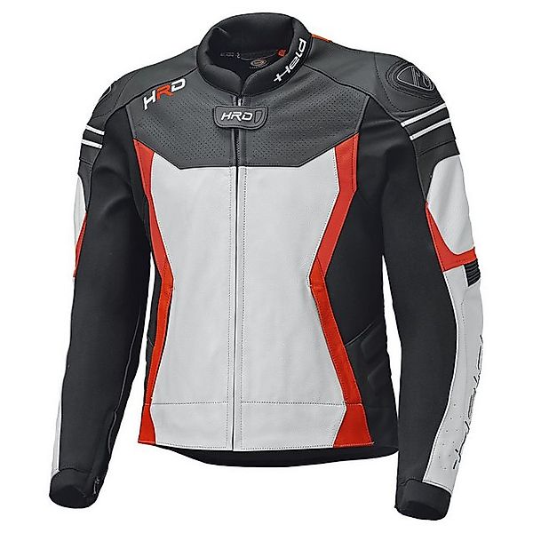 Held Biker Fashion Motorradjacke Held Street 3.0 Lederjacke weiß / rot günstig online kaufen