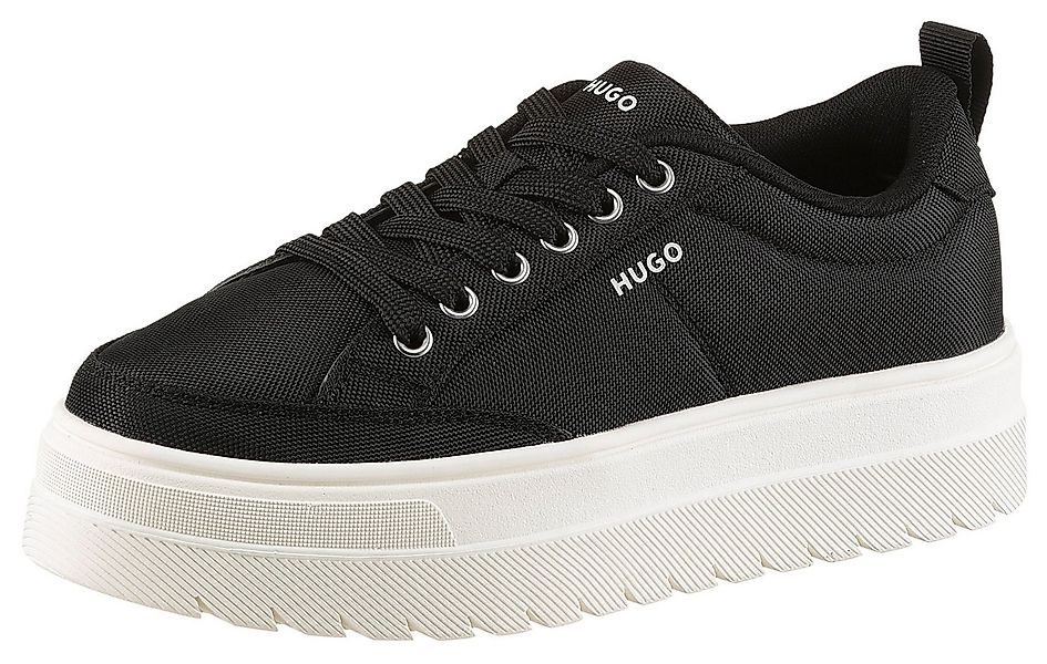 HUGO Lyssa Tenn Plateausneaker Halbschuh, Freizeitschuh, Schnürschuh mit we günstig online kaufen