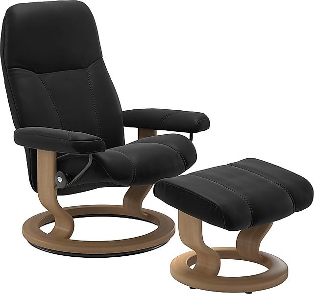 Stressless Relaxsessel "Consul" Set, Relaxsessel mit Hocker, mit Hocker, mi günstig online kaufen