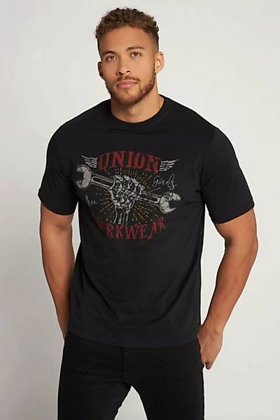 JP1880 T-Shirt T-Shirt Halbarm Workwear Print Rundhals günstig online kaufen