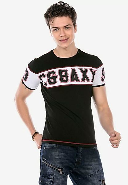 Cipo & Baxx T-Shirt mit auffälligem Print günstig online kaufen