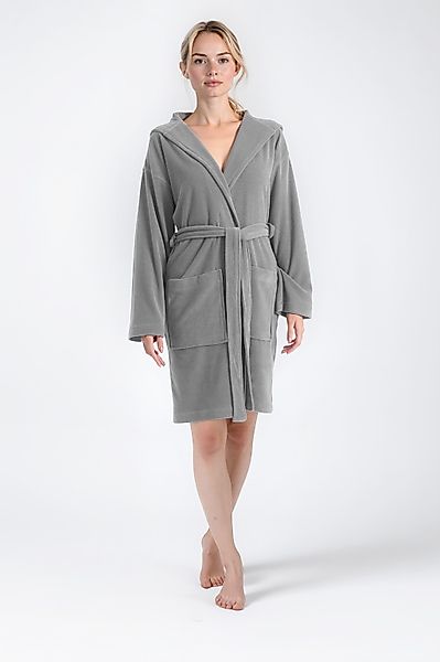 my home Damenbademantel "Sina, ideal für Sauna & Spa, Hotelbademantel, Morg günstig online kaufen