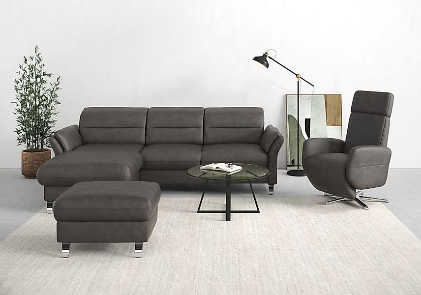 sit&more Ecksofa Grenoble L-Form mit Federkern, günstig online kaufen
