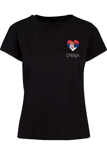 Merchcode T-Shirt Merchcode Ladies Merchcode Football - Serbia T-shirt (1-t günstig online kaufen