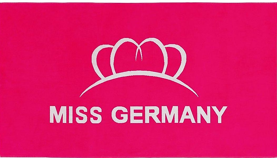 Miss Germany Strandtuch Miss Germany, Velours günstig online kaufen