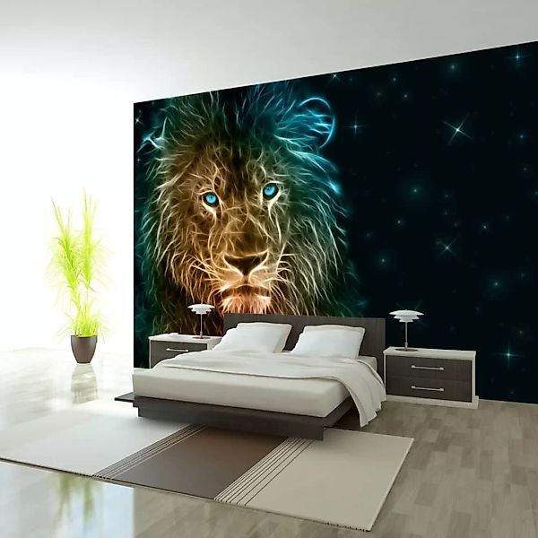 Selbstklebende Fototapete - Abstract lion... günstig online kaufen