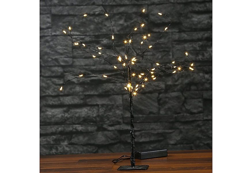 MARELIDA LED Dekoobjekt LED Mini Baum Weidenbaum Dekoleuchte 60 LED Batteri günstig online kaufen