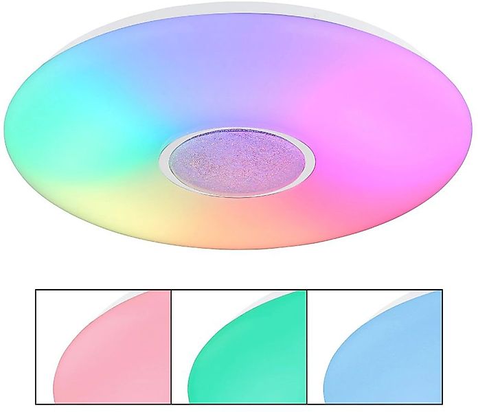 GLOBO LIGHTING LED Deckenleuchte »SULLY« LED-Modul 1 Stk. warmweiß - kaltwe günstig online kaufen