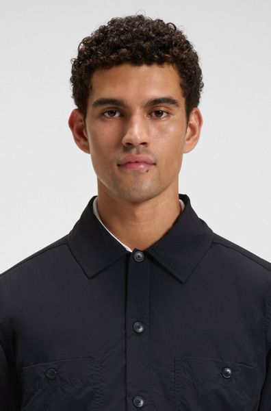 BOSS ORANGE Langarmhemd "Locky" leicht wattiert, oversize fit günstig online kaufen